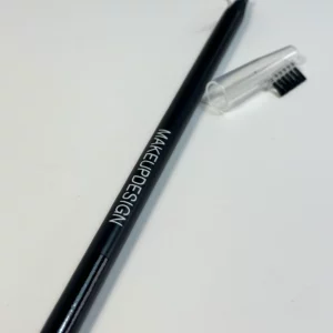 Crayon maquillage noir makeup design avec embout brosse, style minimaliste à Toulouse